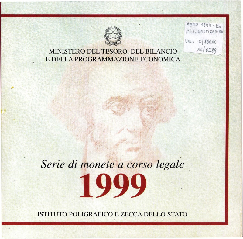 REPUBBLICA ITALIANA - Repubblica Italiana (monetazione in lire) (1946-2001) - Se...