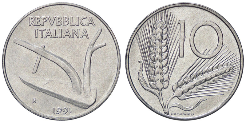 REPUBBLICA ITALIANA - Repubblica Italiana (monetazione in lire) (1946-2001) - 10...