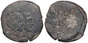 MEDAGLIE - PERSONAGGI - Augusto e Livia  - Medaglia   (AE g. 33,66) Ø 36 - XX secolo (?)