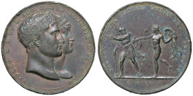 MEDAGLIE - NAPOLEONICHE - Napoleone I, Imperatore (1804-1814) - Medaglia 1810 - Matrimonio con Maria Luisa Br. 961  AE  Opus: Manfredini Ø 42 Colpetti...