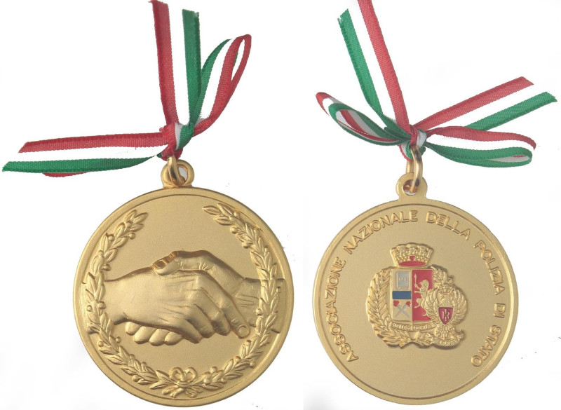 MEDAGLIE - REPUBBLICA - Medaglia Associazione Nazionale Polizia di Stato MD Ø 50...