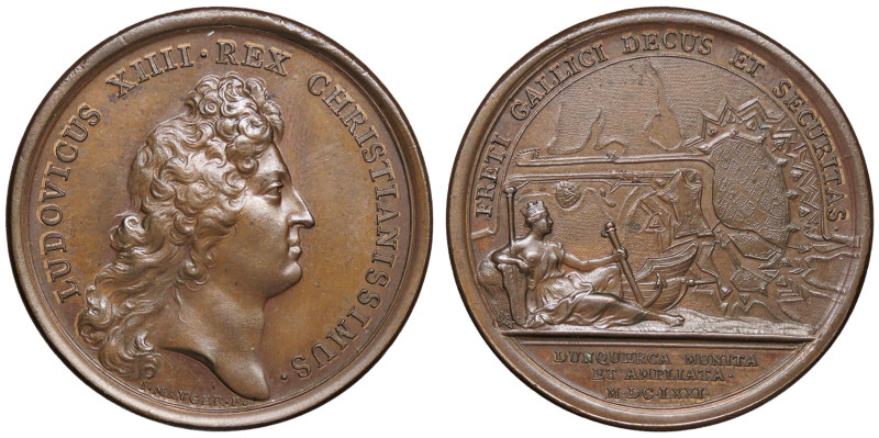 MEDAGLIE ESTERE - FRANCIA - Luigi XIV (1643-1715) - Medaglia 1671 AE Opus: Mavge...