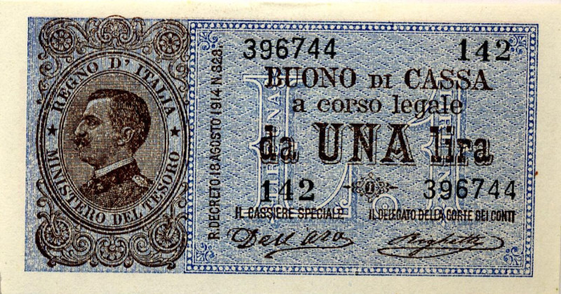 CARTAMONETA - BUONI DI CASSA - Vittorio Emanuele III (1900-1943) - Lira 21/09/19...