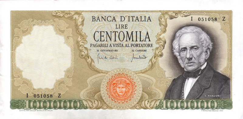 CARTAMONETA - BANCA d'ITALIA - Repubblica Italiana (monetazione in lire) (1946-2...