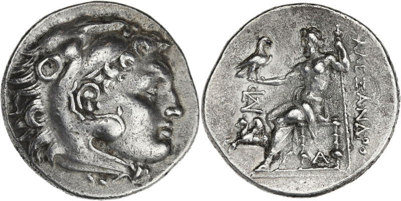 Macédoine, au nom d'Alexandre III le Grand - Tetradrachme (Lampsaque) frappe pos...