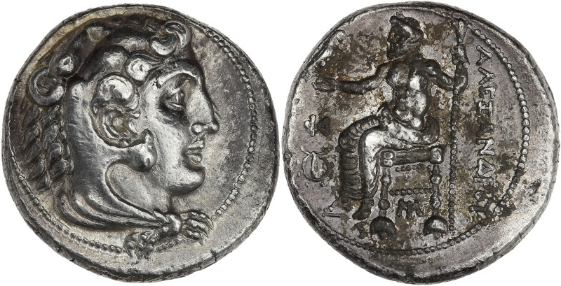 Macédoine, au nom d'Alexandre III le Grand - Tetradrachme (Myriandrus, Syrie) fr...