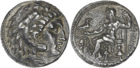 Macédoine, au nom d'Alexandre III le Grand - Tetradrachme (atelier incertain) posthume
R/ Léonté posée sur la massue.

Argent - 16,15 grs - 25 mm
Pric...