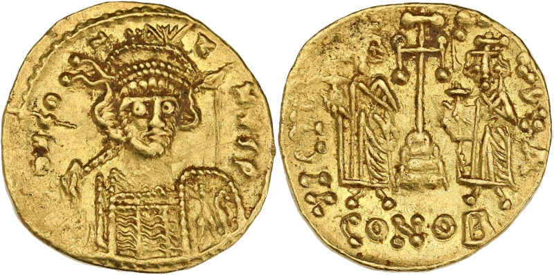 Constantin IV - Solidus (Constantinople)
R/ Officine A

Or - 4,51 grs - 19 mm
Se...