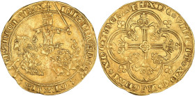 Jean II le Bon - Franc à cheval

Or - 3,84 grs - 29 mm
Dy.294
TTB+

Très bel exemplaire sur un flan assez large.