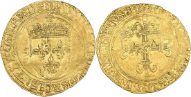 Louis XII - Ecu d'or au soleil (atelier ?)

Or - 3,38 grs - 28 mm
Gad.161
TTB

Flan réformé.