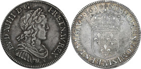 Louis XIV - 1/4 écu à la mèche longue 1650 A (Paris)

Argent - 6,82 grs - 27 mm
G.140 (R1)
TTB

Assez rare.