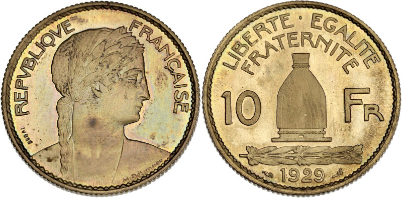 Concours de Delannoy - ESSAI 10 francs 1929

Bronze-aluminium - 9,00 grs - 28 mm...