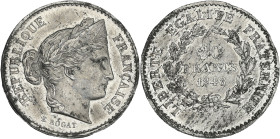 Concours de Rogat - ESSAI 20 francs or 1848

Etain - 2,79 grs - 21 mm
G.1056
SUP

Flan paillé au revers.
