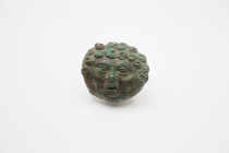 Greek Bronze Medusa Head  4th,2nd Century BC