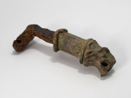 Roman Bronze and Iron Lion Key 1st-2nd Century AD