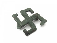 Romano-Celtic Bronze Swastika Brooch 2nd, 4th Century AD