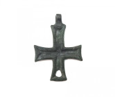 Crusaders Era Bronze Cross Pendant 
12th-13en  Century AD