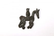 Medieval-Viking Era Pendant of Horse and Rider
13en-14en Century AD