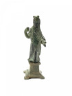 Roman Bronze Figurine of Goddess Fortuna  
2nd ,3rd Century AD