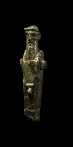 Greek  Herm Figure 
Circa 3rd Century BC
A herm figure with tapering square-sec...