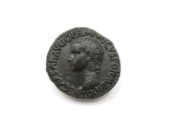 Caligula Æ As. Rome, AD 37-38. c