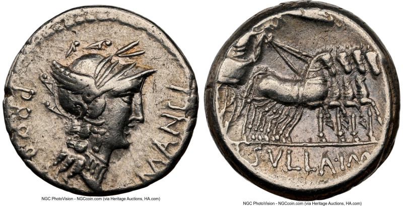 L. Cornelius Sulla, as Imperator (ca. 82 BC), and L. Manlius Torquatus, as Proqu...