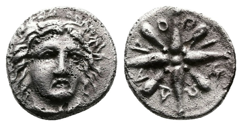 Satraps of Caria, Pixodaros. Circa 341/0-336/5 BC. AR Trihemiobol (10 mm, 0.81 g...