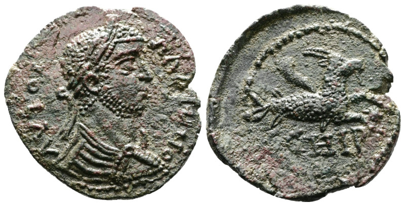 Parium. Gallienus 253-268 AD. AE (23 mm, 5,0 g.) Laureate, draped and cuirassed ...