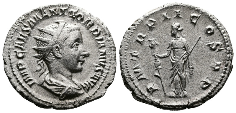 Gordian III 238-244 AD. AR Antoninianus (22mm, 4,95 g.). Late 239 AD. IMP CAES M...