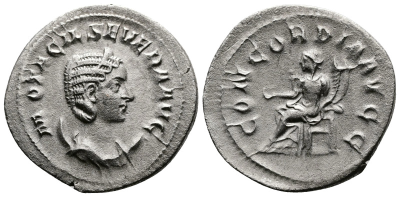 Otacilia Severa 244-249 AD. AR Antoninianus (24 mm, 3.36 g.). Rome, 246-248 AD. ...