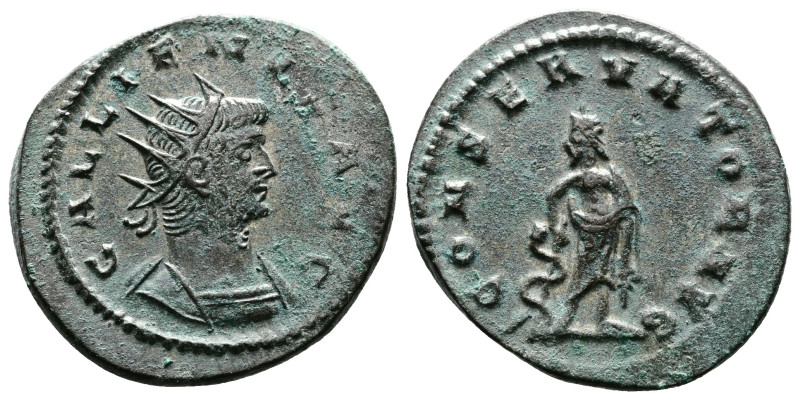 Gallienus 253-268 AD. Billon Antoninianus (22mm, 4.28 g.). Antioch, 266-268 AD. ...