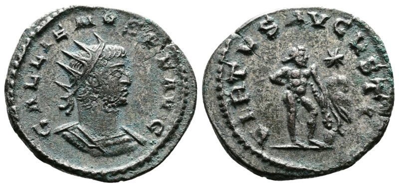 Gallienus 253-268 AD. Billon Antoninianus (21mm, 3.37 g.). Antioch, 263-264 AD. ...