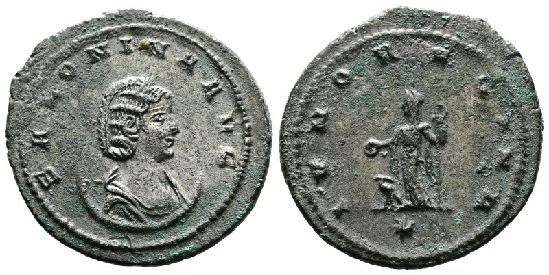 Salonina 254-268 AD. Billon Antoninianus (23mm, 4,04 g.). Antioch, 263 AD. SALON...