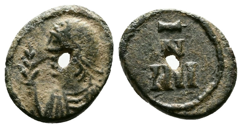 Vandals, Municipal Coinage AE 4 Nummi (13mm, 1,21 g.). Carthage, circa 480-533 A...