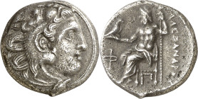 Imperio Macedonio. Alejandro III, Magno (336-323 a.C.). Colofón. Dracma. (S. 6730 var) (MJP. 1817). Acuñada bajo Antígono Monóftalmos. 4,22 g. MBC+....