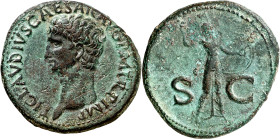(41-42 d.C.). Claudio. As. (Spink 1861) (Co. 84) (RIC. 100). 12,14 g. MBC+.