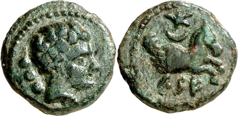 Cese (Tarragona). Cuadrante. (FAB. 2326) (ACIP. 1114). Pátina verde. 2,65 g. MBC...