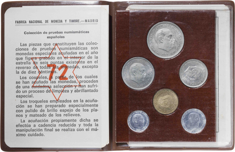 1972. Franco. (AC. 161). Carterita de la FNMT. Proof.