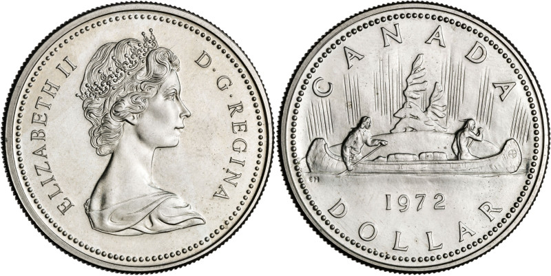 Canadá. 1972. Isabel II. 1 dólar. (KM. 76.1). Rayitas. AG. 23,52 g. (S/C-).