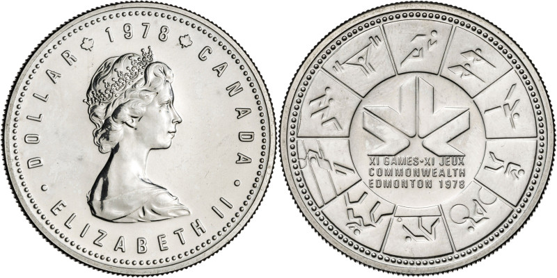 Canadá. 1978. Isabel II. 1 dólar. (KM. 121). AG. 23,17 g. S/C-.