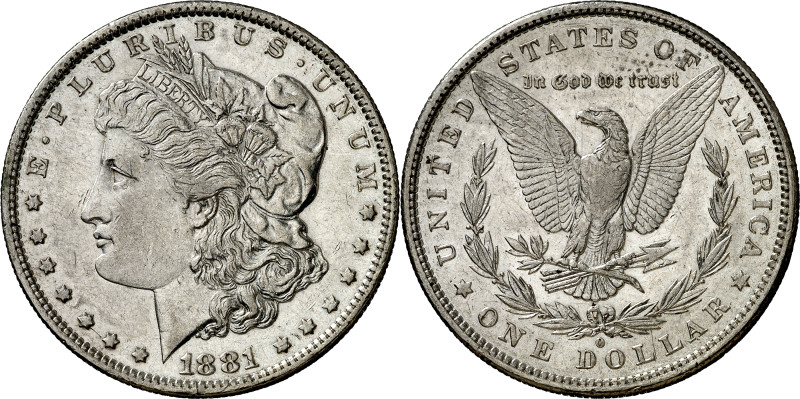 Estados Unidos. 1881. O (Nueva Orleans). 1 dólar. (KM. 110). 26,68 g. EBC.