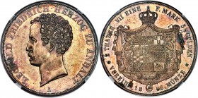 Anhalt-Dessau. Leopold Friedrich 2 Taler 1846-A MS61 NGC, Berlin mint, KM13, Dav-508. A very fetching offering of this somewhat elusive type, very cri...