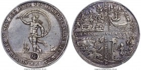 Brunswick-Wolfenbüttel. Friedrich Ulrich 1-1/4 Taler ND (1622) AU55 PCGS, Andreasberg mint, KM340, Dav-6313. A detailed and carefully preserved exampl...