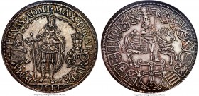 Teutonic Order. Maximilian I of Austria 2 Taler 1614 AU58 NGC, Hall mint, KM30, Dav-5854. A weighty and popular Double Taler type, better struck than ...