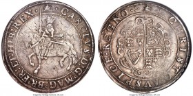 Charles I (1625-1649) Crown ND (1635-1636) XF40 NGC, Tower mint, coronet/bell mm, Group III, type 3a, 29.93gm, S-2758, N-2195. Scarce, a pleasing XF s...