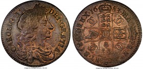 Charles II 1/2 Crown 1683 MS62 NGC, KM483.1, ESC-490, S-3367. An exceptional example, the strike is so perfectly executed that in areas it appears pro...
