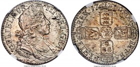 William III Shilling 1700 MS62 NGC, KM504.1, S-3516. An unusually well-preserved Shilling, and the penultimate year of issue under William III. This p...