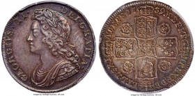 George II 1/2 Crown 1739 MS63 PCGS, KM574.2, S-3693, ESC-600. Lightly charcoal-toned throughout, with a soft expression of complete originality and ch...