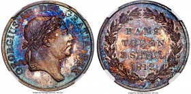 George III Proof 3 Shillings Bank Token 1812 PR65 NGC, KM-Tn5, S-3770, ESC-417. Bare head, top leaf between I & G. A stunning Proof selection, aglow w...