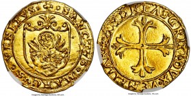 Venice. Andrea Gritti gold Scudo d'Oro ND (1523-1539) MS65 NGC, Venice mint, KM-MB54, Fr-1448, Paolucci-3. Very scarce in Mint State, and incredibly m...